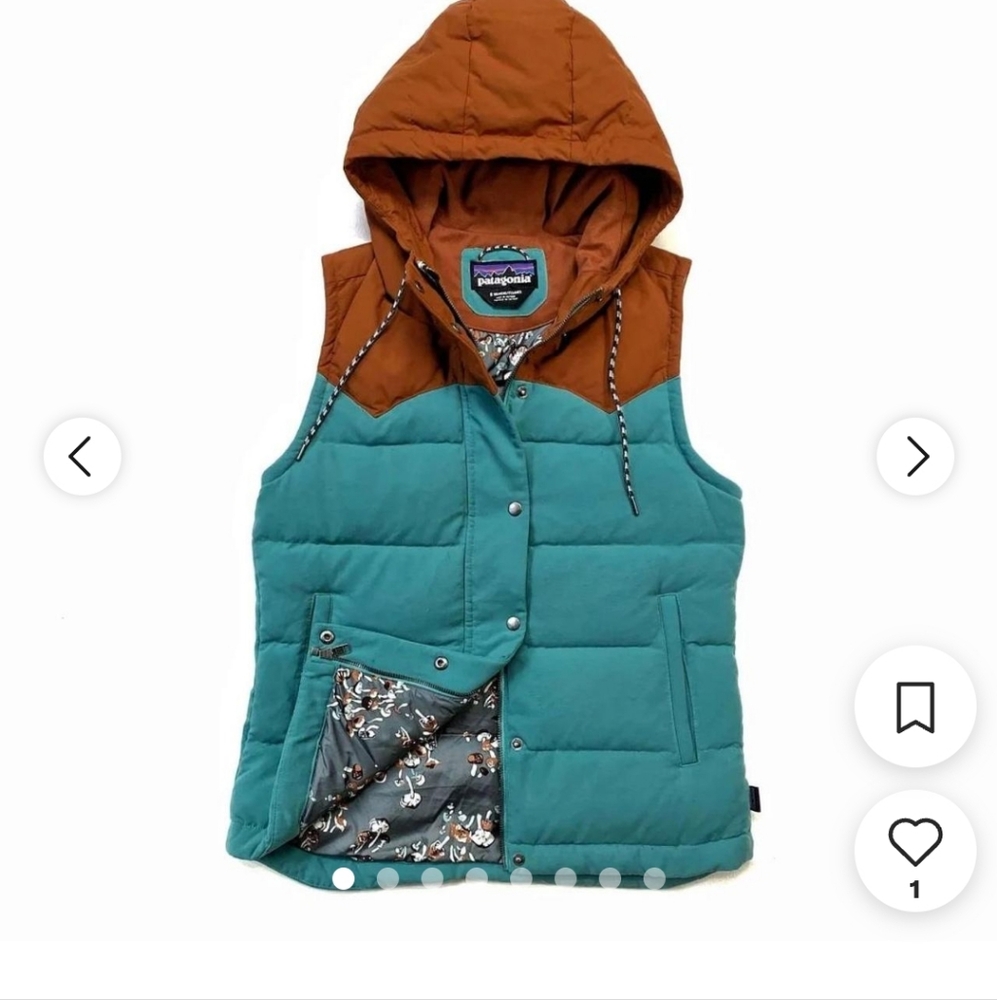 Patagonia Bivy Vest Mushroom Lining